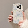 Tulip Cat Pattern TPU Plastic Mobile Phone Cover PW-WGD8F46-08-1