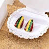 Triangle Alloy Enamel Stud Earrings FS-WG49E79-01-1