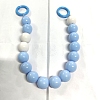 Plastic Round Beaded Bag Handles FIND-WH0111-79E-1