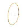 304 Stainless Steel Plain Bangles For Women BJEW-N033-03G-1