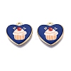 Birthday Printed Alloy Pendants PALLOY-SZC0008-15F-1