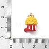 Alloy with Enamel Pendants AL-CBAE186-01G-04-3