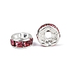 Brass Grade A Rhinestone Spacer Beads RB-A014-Z8mm-23S-3