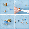20Pcs 304 Stainless Steel Stud Earring Settings STAS-BBC0009-97A-6