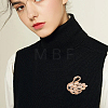7Pcs 7 Styles Alloy Crystal Rhinestone Brooches for Women JEWB-WR0001-11-5