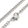 304 Stainless Steel Pendant Necklaces NJEW-L118-02P-06-3