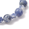 Natural Blue Spot Jasper Beads Bracelets BJEW-JB13233-4