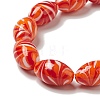 Handmade Lampwork Beads Strand LAMP-C008-10-3