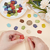 40Pcs Owl Glass Beads GLAA-PA0001-65-3