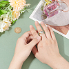 1Pc Adjustable 925 Sterling Silver Ring Findings STER-BC0002-38G-3