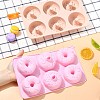 2Pcs 2 Colors Donut Baking Silicone Molds ST-CJ0043-081-4