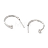 201 Stainless Steel Stud Earring STAS-C117-06B-P-2