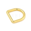 Rack Plating Brass D Linking Rings KK-P277-35G-2