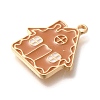 Christmas Theme Alloy Enamel Pendants ENAM-Q509-01KCG-02-2
