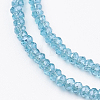 Transparent Glass Beads Strands GLAA-F079-B01-3