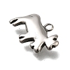 Retro 304 Stainless Steel Pendants STAS-L284-16AS-09-2