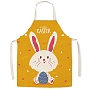 Cute Easter Rabbit Pattern Polyester Sleeveless Apron PW-WG98916-21-1