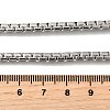 201 Stainless Steel Box Chain Necklaces for Men STAS-V011-01A-P-1-5