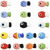 Marine Animal Handmade Porcelain Beads PORC-CJZ0001-01B-1