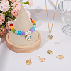 6Pcs Brass Enamel Pendants KK-BBC0005-55-4