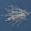50MM Silver Color Plated Brass Eye Pins X-EPC5.0cm-S-1
