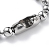 304 Stainless Steel Ball Chain Necklaces CHS-F009-01H-45cm-P-01-3