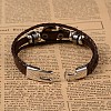 Imitation PU Leather Multi-strand Bracelets BJEW-O129-16A-2
