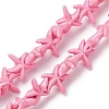 Synthetic Turquoise Dyed Beads Strands G-B184-C03-02-1