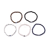Natural Mixed Gemstone Beaded Bracelets BJEW-JB06473-1