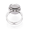 Adjustable 304 Stainless Steel Ring Components STAS-T066-74P-3