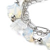 Star Opalite Beads Multi-strand Bracelets BJEW-JB08752-2