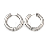 Tarnish Resistant 202 Stainless Steel Huggie Hoop Earrings EJEW-O087-08G-P-1