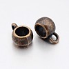 Tibetan Style Alloy Tube Bails LS-TIBEP-LFH251Y-R-FF-1