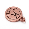 Brass Pendants KK-I668-01ARG-07-2