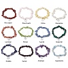 12Pcs 12 Styles Constellations Guardian Gemstone Stretch Bracelets BJEW-JB11147-4