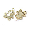 Brass Micro Pave Cubic Zirconia Pendants KK-G485-21B-G-2