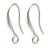 Rack Plating Brass Earring Hooks KK-C081-10P-1