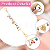 1Pc Fruit Style Brass Bag Decorative Chains HJEW-SC0003-25-6