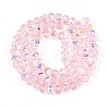 Transparent Glass Beads Strands EGLA-N016-6mm-04-2