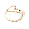Brass Finger Rings RJEW-JR01025-01-4