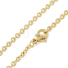 PVD Vacuum Plating 304 Stainless Steel Cable Chains Necklace for Men Women STAS-E001-14G-3