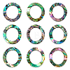 25Pcs Natural Abalone Shell/Paua Shell Cabochons SHEL-WR0001-01-1