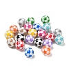 Sports Opaque Acrylic Beads AC-CBAC27C-02-1
