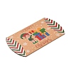 Christmas Theme Cardboard Candy Pillow Boxes CON-G017-02G-4