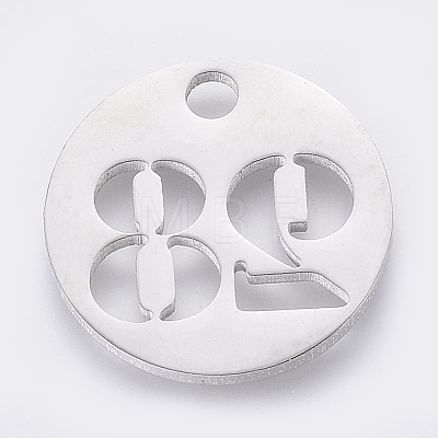 Non-Tarnish 304 Stainless Steel Pendants STAS-F233-28-P-1