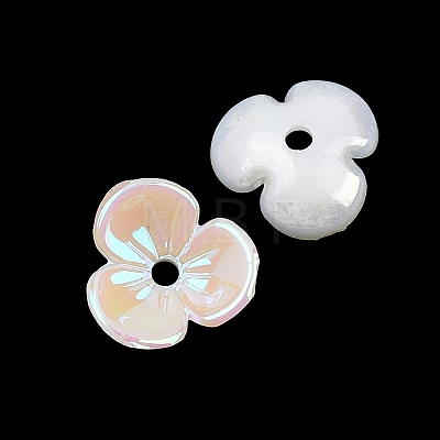 UV Plating Opaque Acrylic Bead Cap OACR-K001-44-1