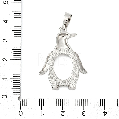 Brass Pendant Cabochon Settings KK-S521-17E-P-1