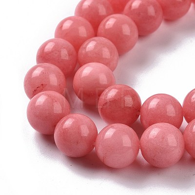 Natural Malaysia Jade Beads Strands G-A146-10mm-B08-1