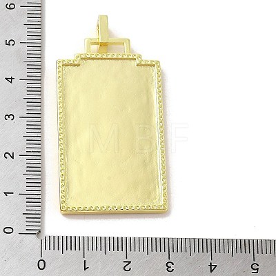 Brass Micro Pave Cubic Zirconia Pendant with Enamel KK-H458-02G-L01-1
