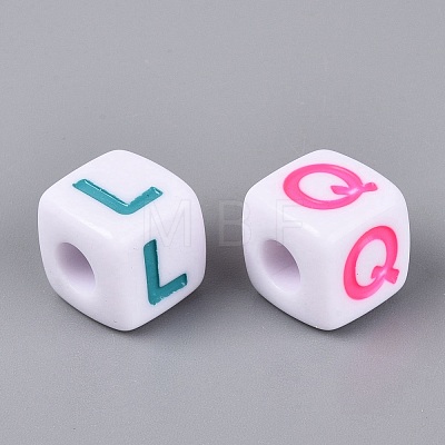 Opaque Acrylic Beads OACR-TAC0007-31-1